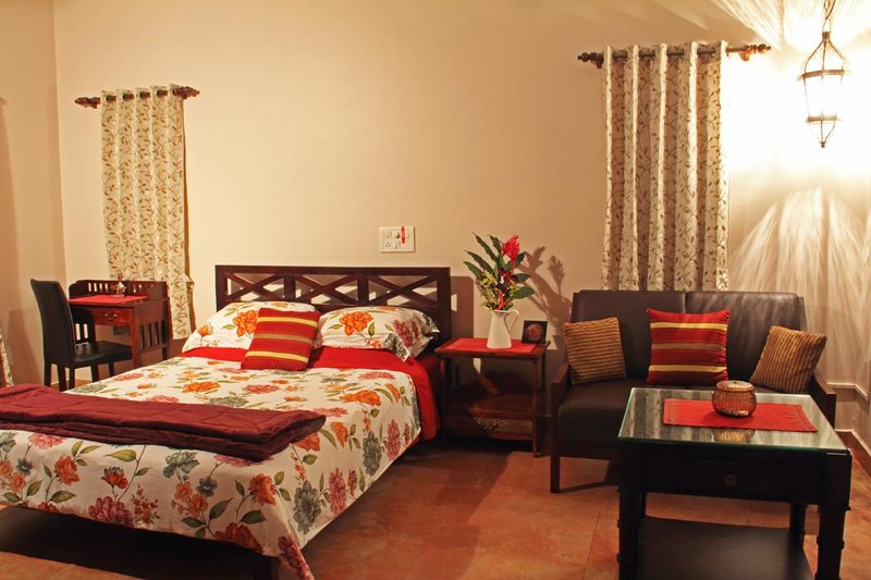 Well furnished four rooms with double beds