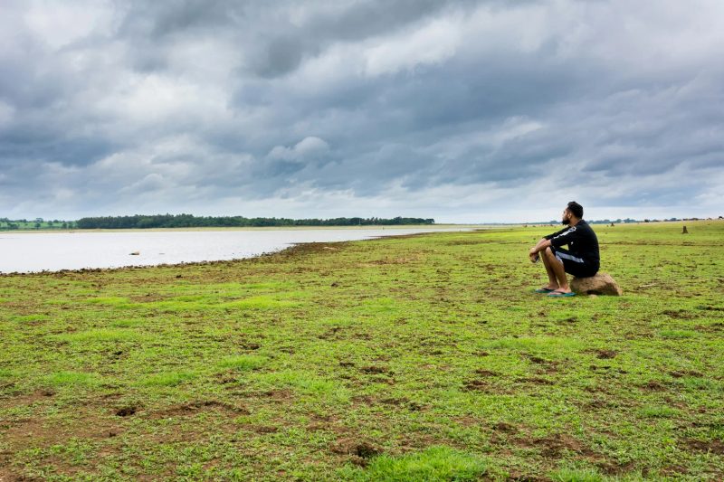 Outdoor stay area at Kabini Kaanana