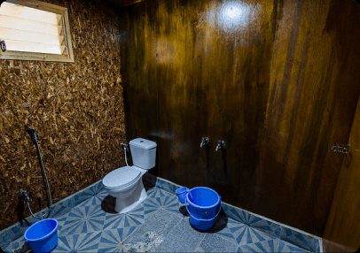 Official gallery image labeled Traditional rooms at ByneKaadu Resort, Kalasa, Mudigere.