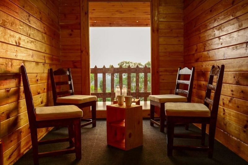 Our twin cottage comes with a hall to accommodate families and larger groups.