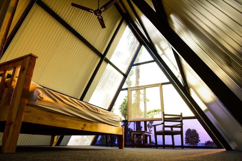 Interiors of the A shape cottage