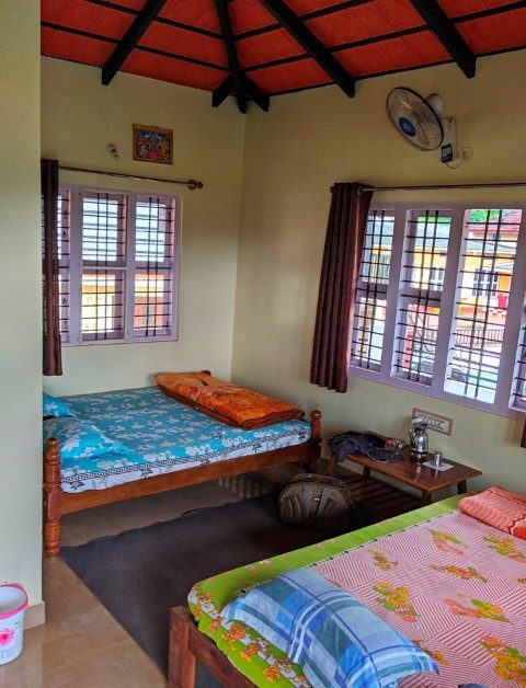 Bedroom with two beds