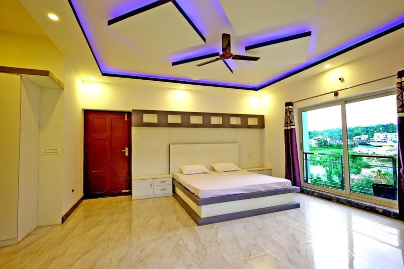 Bedroom with king bed