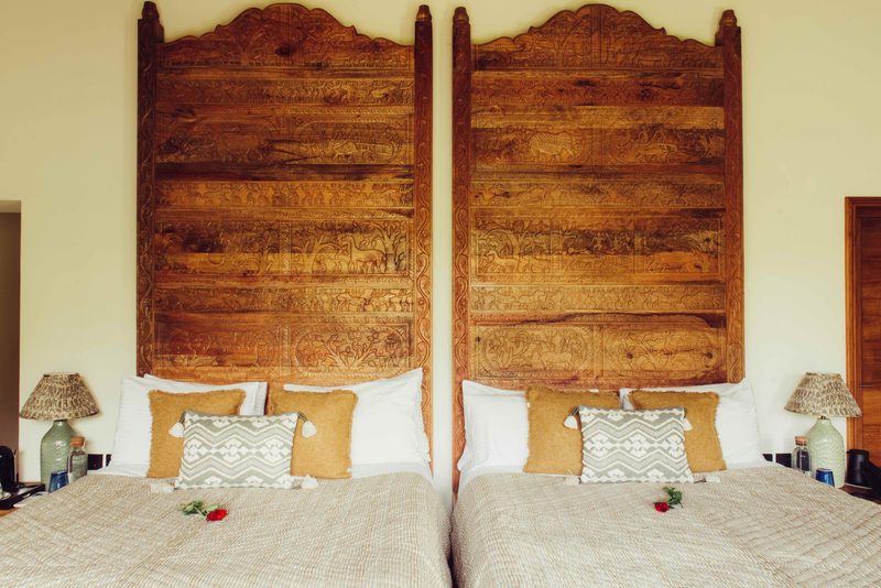 Garden view room