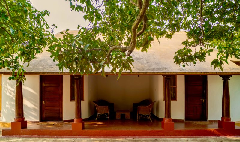 Smriti cottage facing the courtyard garden