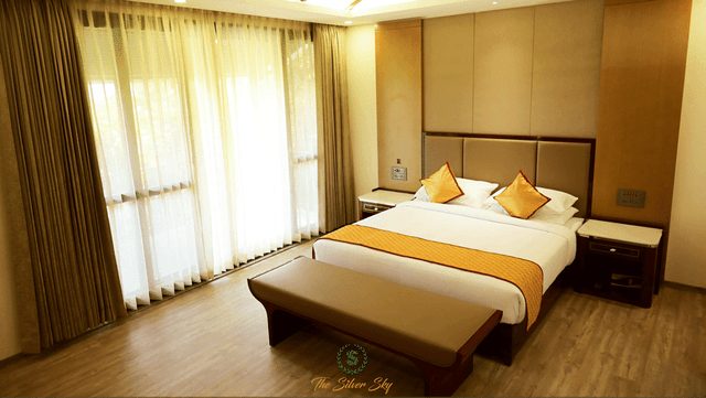 Interior of Serenity Suites at Patio at The Silver Sky Hotels and Resorts, Chikkamangaluru 2