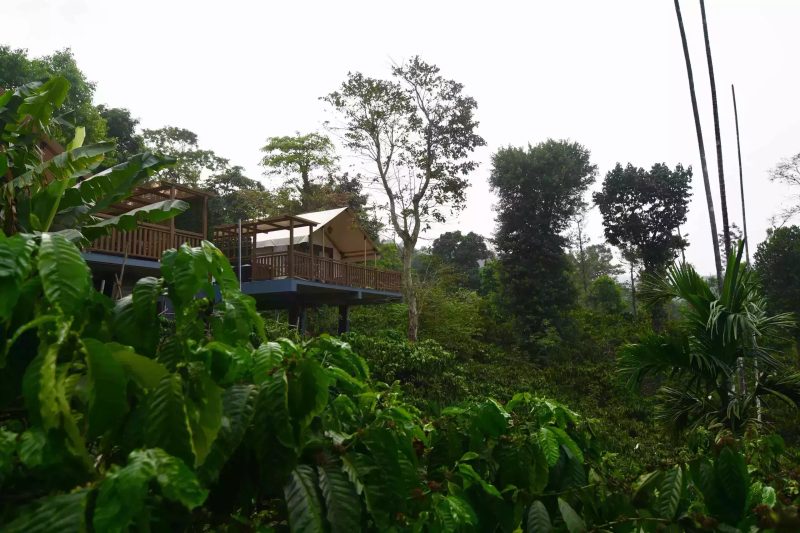 Luxury Pavilion exterior at RiverMist Resorts