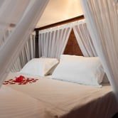 Canopied bed